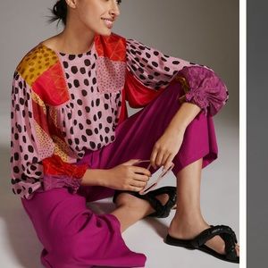 Bl-nk Miranda Peasant Blouse